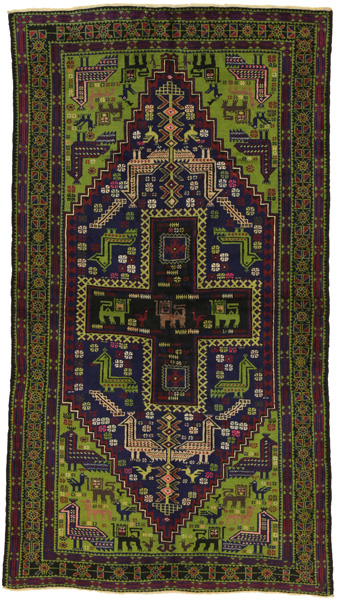 Baluch - Turkaman Covor Persan 190x105