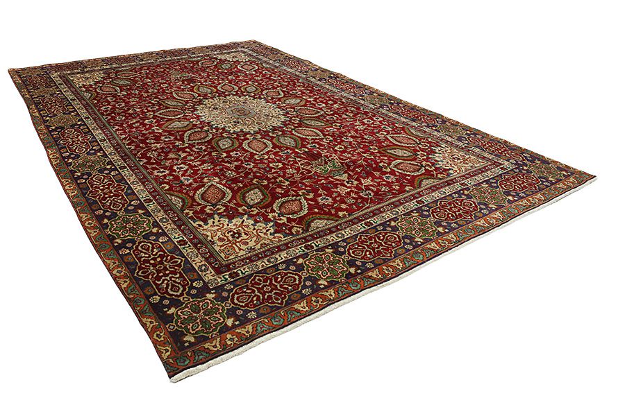 Tabriz - vechi Covor Persan 415x286 - Imagine 1