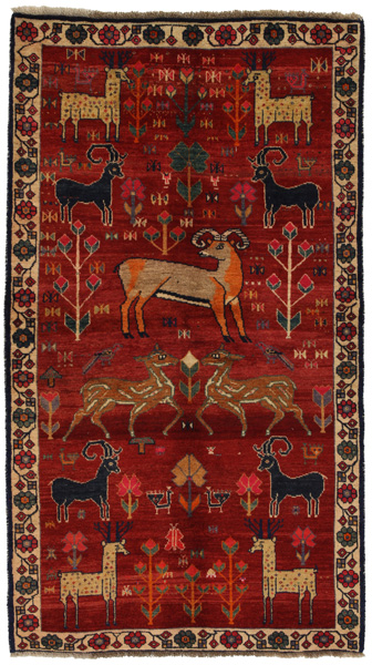 Gabbeh - Qashqai Covor Persan 216x122