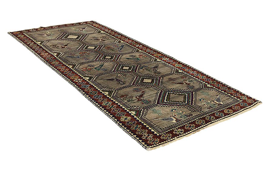Gabbeh - Qashqai Covor Persan 313x132 - Imagine 1