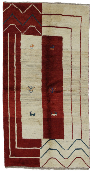 Gabbeh - Qashqai Covor Persan 196x104