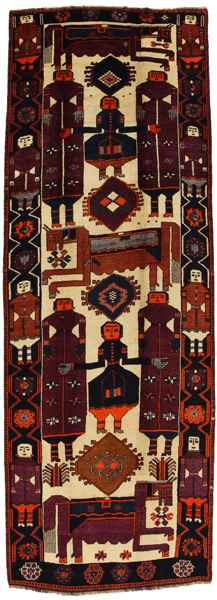 Bakhtiari - Qashqai Covor Persan 436x154