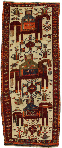 Bakhtiari - Qashqai Covor Persan 335x130