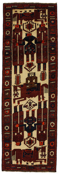 Bakhtiari - Qashqai Covor Persan 413x133