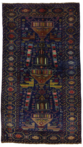 Baluch - Turkaman Covor Persan 177x103