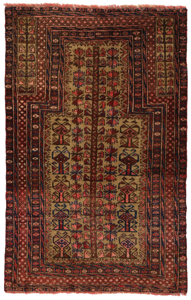 Baluch - Turkaman Covor Persan 117x75